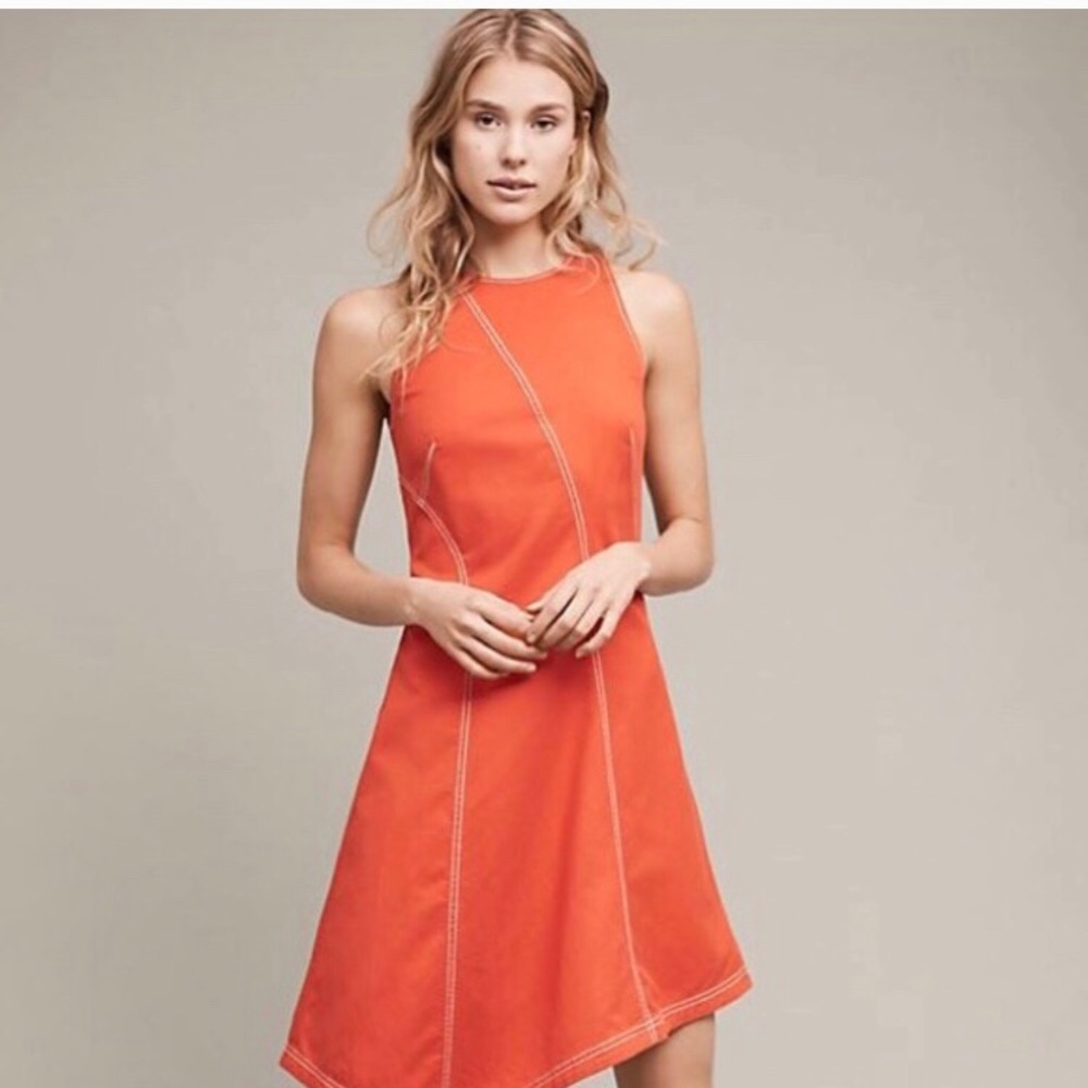 Maeve Anthropologie Sleeveless Bileu Dress